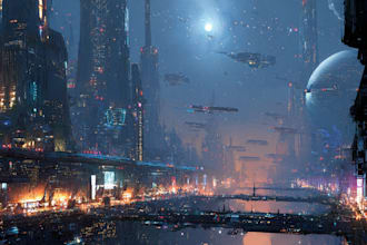 sci fi illustration and sci fi art