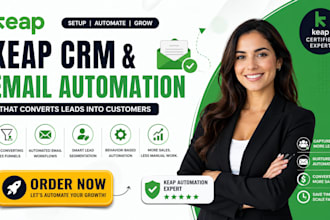 keap CRM and email automation funnel expert setup
