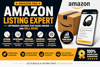 amazon product research gig  listing optimization gig