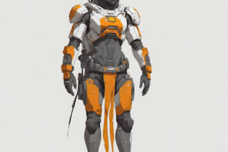 design unique sci fi characters and concepts