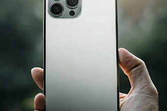 design viral iphone 16 pro youtube thumbnail for tech channels