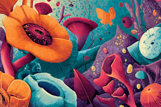 draw a full cartoon illustration