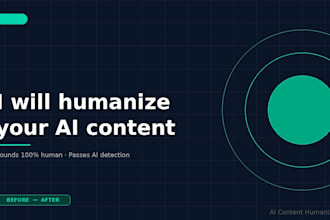 humanize ai content and make it sound human