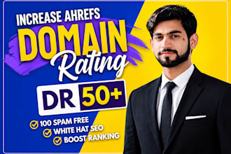 increase dr to 30, 40, 50, permanent ahrefs dr increase, non drop