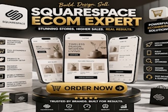 design squarespace ecommerce website ecom squarespace website design, redesign