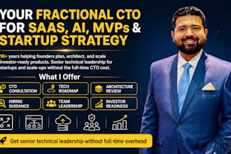 be your fractional cto for saas, ai, mvp