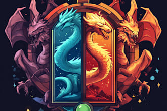 create a fantasy logo