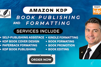format, upload and publish your book and ebook paperback on amazon