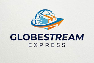 design awesome shipping and courier logo