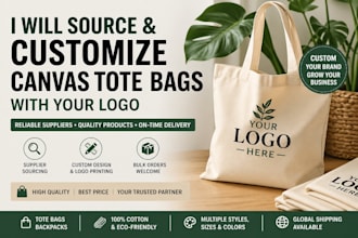 design and manufacture custom canvas tote bags in china