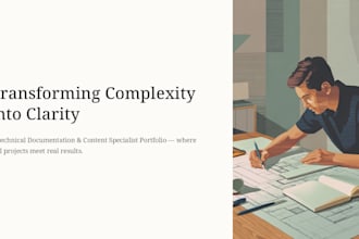 write technical documentation, sops, and manuals