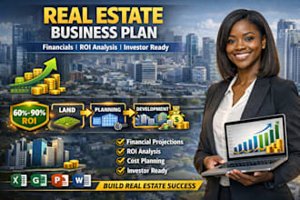 write a real estate development business plan with ROI analysis