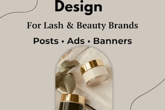 design luxury beauty social media posts for your brand
