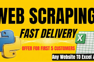 build a high speed python web scraper for any website