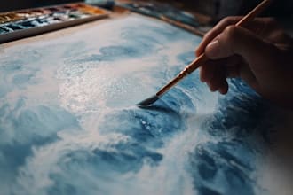 paint watercolor illustration and watercolor art