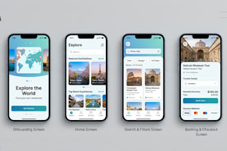 design modern app UI UX with prototypes