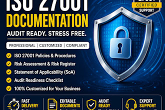 prepare iso 27001 documentation, audit readiness UK, iso certification documenta