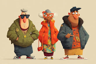 draw nice cartoons and caricatures