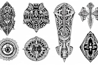 design your polynesian tribal tattoo