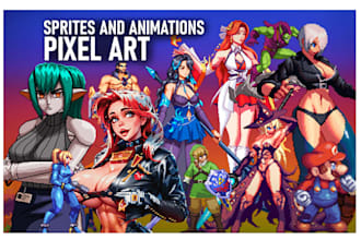 create pixel art sprites with video game quality