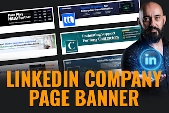 design a linkedin company page banner that builds trust
