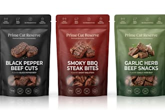 design professional label packaging and pouch packaging designs