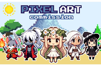 do professional pixel art animation of your choice
