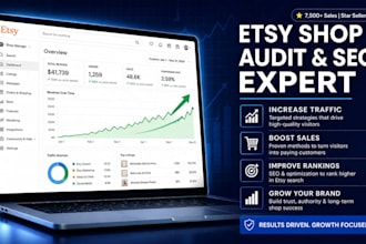 do a complete etsy shop audit and SEO optimization