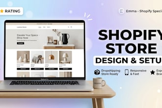 create a professional shopify store