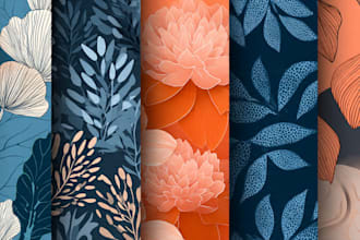 create trendy and high quality seamless patterns