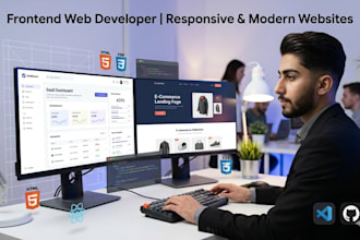 modern react js website for business