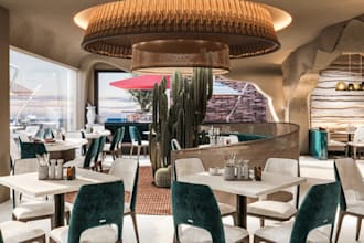 create 3d restaurant, cafe, pizza and wine bar rendering
