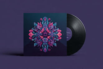 design an album cover or single cover art
