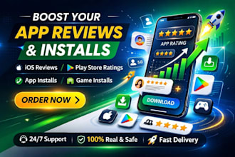 do ios app reviews play store ratings and app installs for mobile app promotion