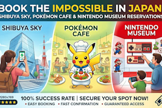 book shibuya sky pokemon cafe and nintendo museum reservations