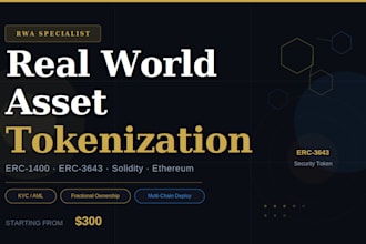 build a real world asset rwa tokenization platform