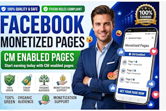 provide you  facebook cm setup pages
