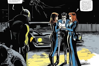 do superhero comic page