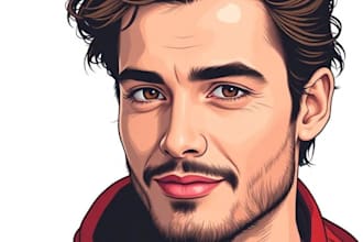 create yourself marvelous vector portrait art