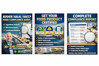 verify your food product for kosher , halal and haccp compliance