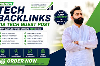 boost SEO with premium tech backlinks and tech guest post