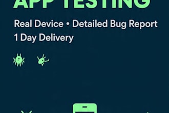 do professional android app testing and bug reporting