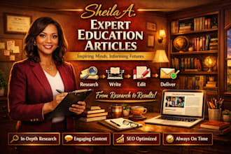 write clear and engaging education articles