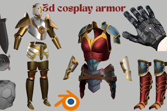 wearable 3d cosplay model 3d print and paint cosplay armor, printable cosplay