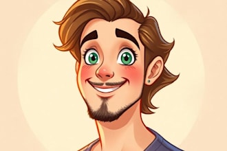 create a beautiful disney style portrait