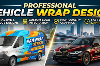 professional car wrap, van wrap, and vehicle branding