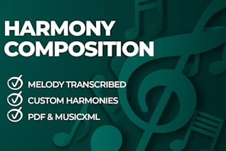 write harmonies for your original song