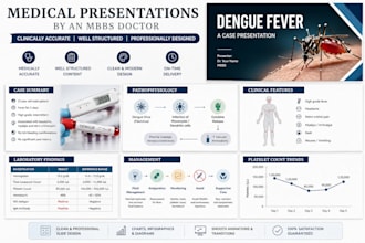design high quality medical presentation for mbbs, nursing, pg students