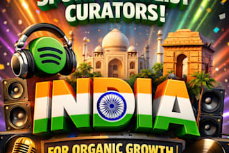 pitch your music to india spotify playlist curators for organic growth no bots