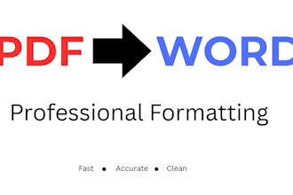 convert your PDF to word and format it professionally